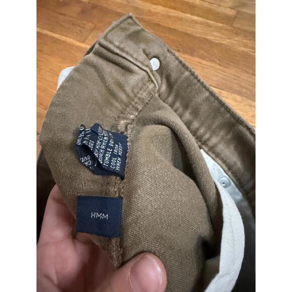 Polo Ralph Lauren Olive Green Casual Pants Men’s Cotton Classic Fit - Picture 5 of 6